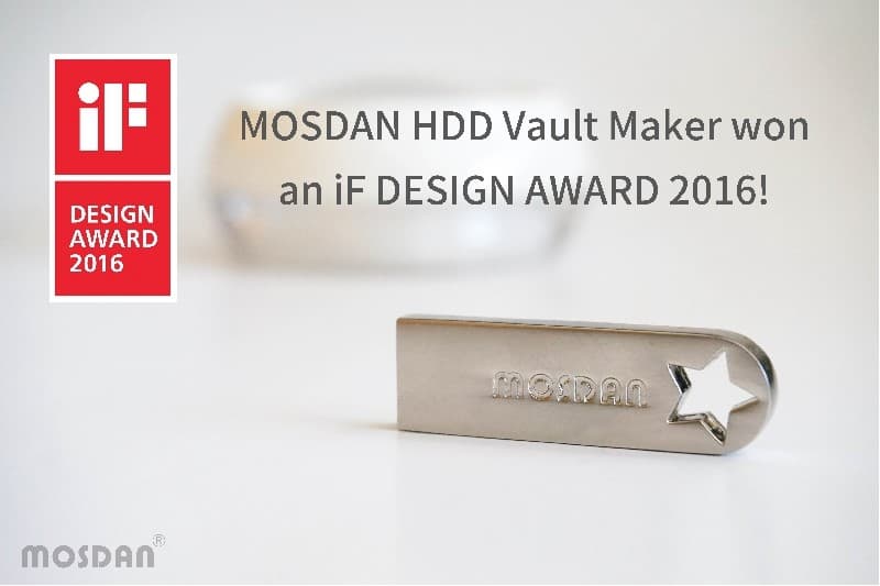German IF Design Award winning product _MOSDAN HDD Vaults Maker_